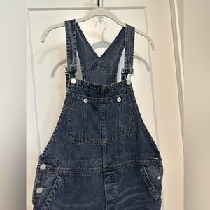 Free People denim overalls